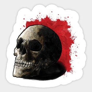 Skull Illustration Sticker